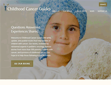 Tablet Screenshot of childhoodcancerguides.org